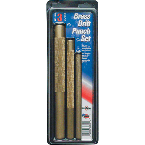 Picture of Brass Drift Punch Set, 3 Pc.
