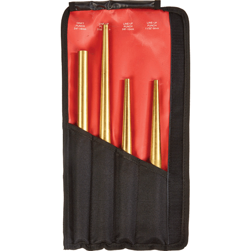 Picture of Brass X-Long Punch Set, 4 Pc.