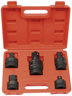 Picture of 3/4" & 1" Dr. 5 Pc. Adapter & Universal Joint Impact Set 