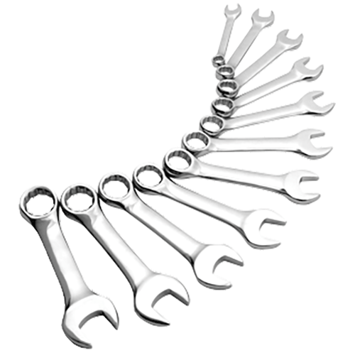 Picture of 11 Pc. SAE Stubby Combo Wrench Set