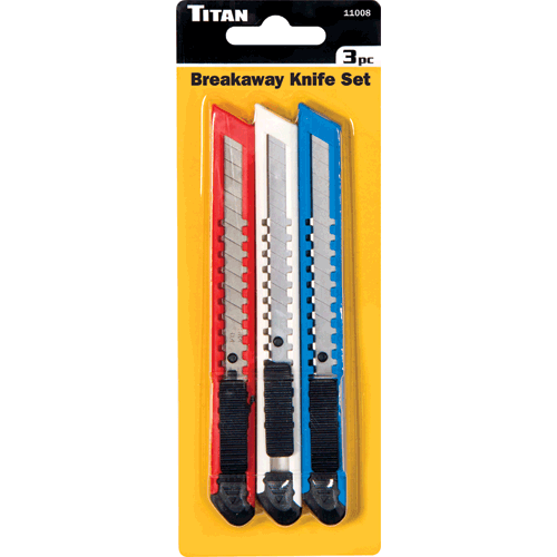 Picture of 3 Pc. Breakaway Knife Set