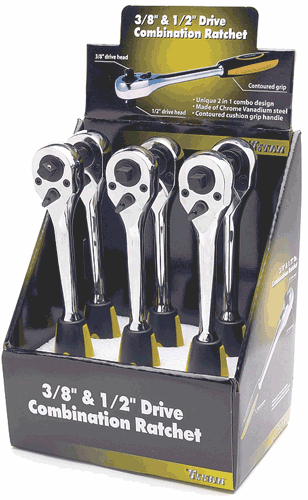 Picture of 3/8" & 1/2" Dr. Dual-Head Ratchet