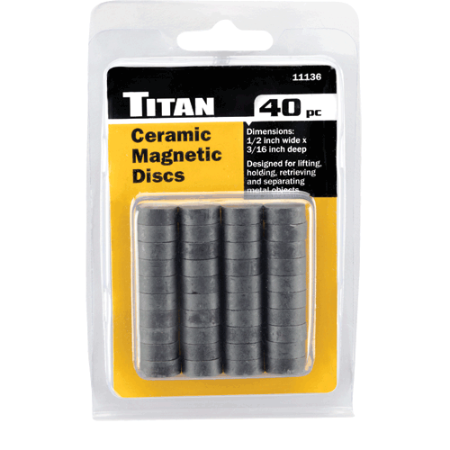 Picture of 40 Pc. Ceramic Magnetic Discs