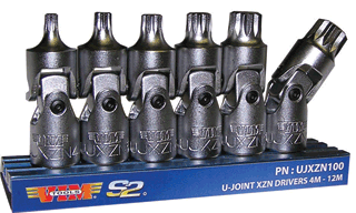 Picture of 6 Pc. Universal Joint XZN Triple Square Driver Set
